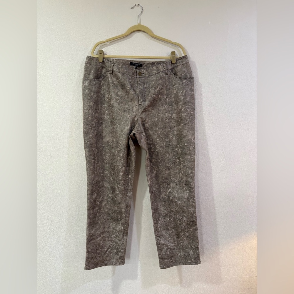 Lafayette 148 New York Animal Print Jeans